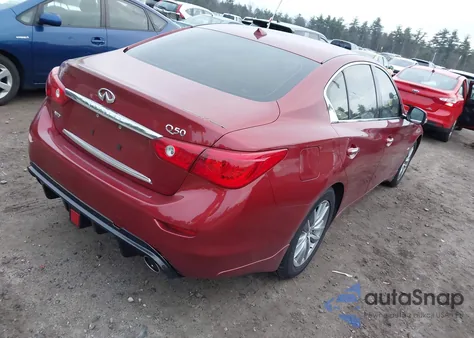 2014 Infiniti Q50 Premium from USA, damaged, VIN JN1BV7AR9EM685280